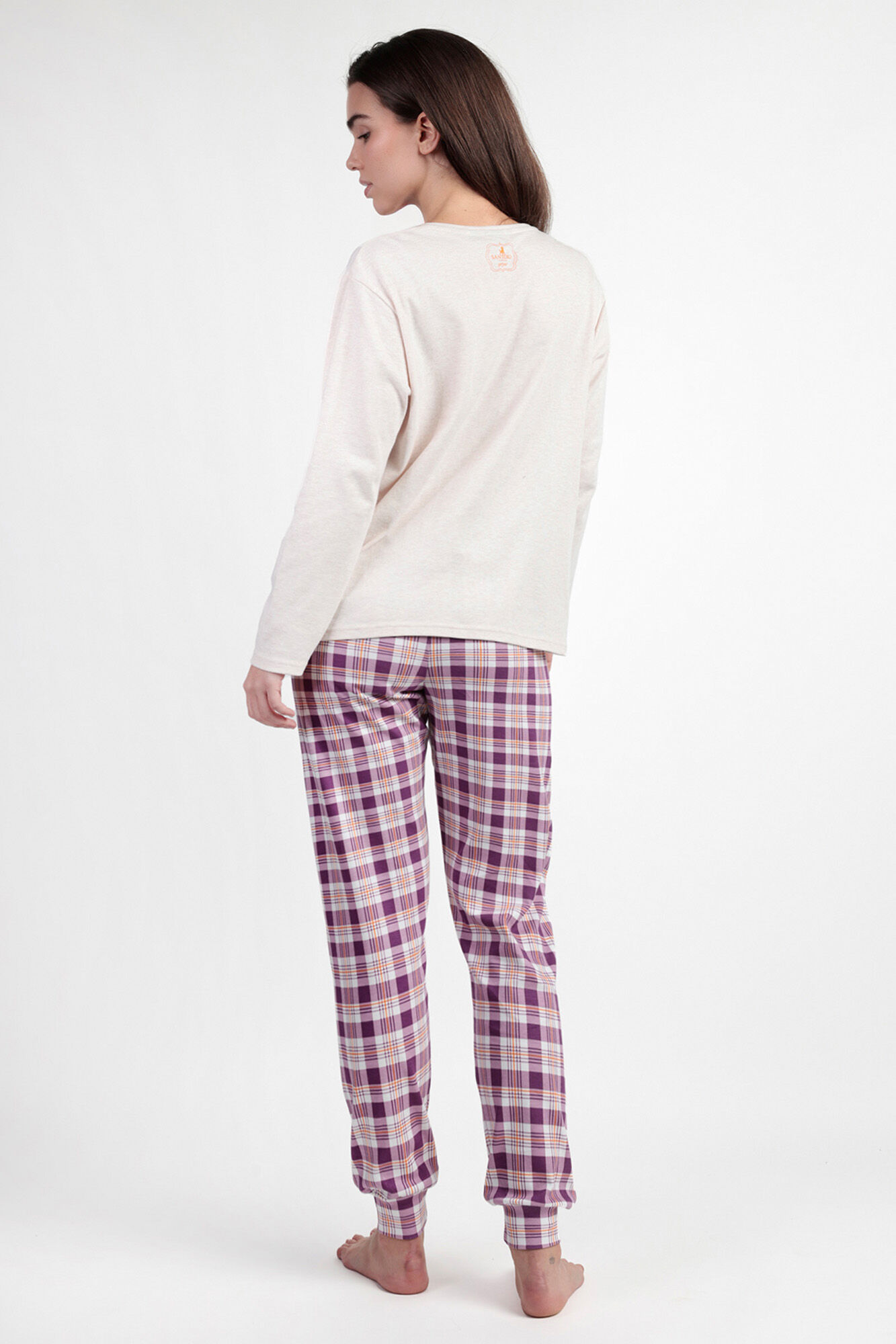 Admas Pijama xadrez Be Kind To All Creatures SANTORO GORJUSS