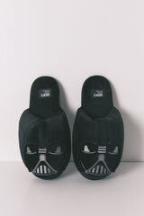 Women'secret Chinelos de quarto masculinos Star Wars preto