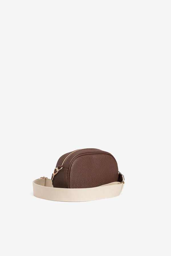 Vilanova Mala a tiracolo texturizada cru