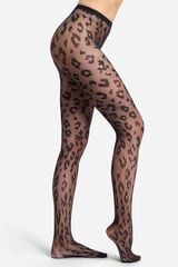 DIM Meia Fantasia DIM Style Le Leo Resille preto