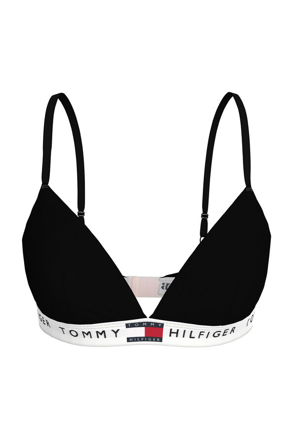 Tommy Jeans Sujetador deportivo sin aro negro