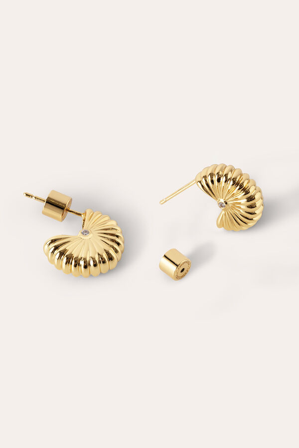Womensecret Gold Port Bathroom Earrings imprimé