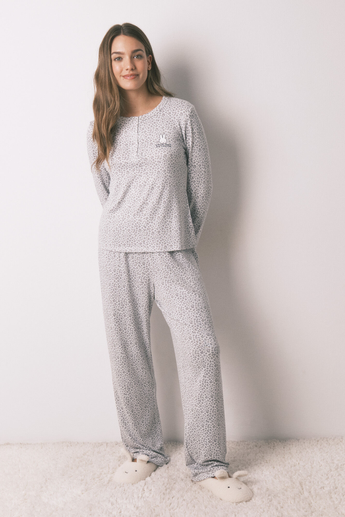 Women'secret Pijama comprido Miffy com estampado animal