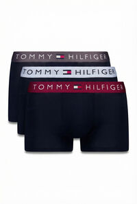 Tommy Hilfiger Boxers pack de 3 em algod&atilde;o