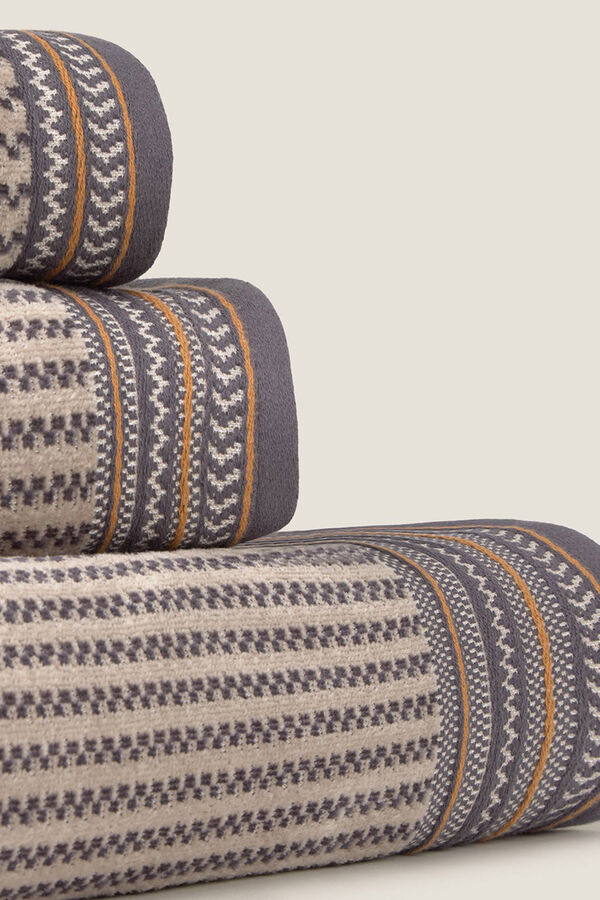 Textura Toalha de veludo velour cinzento