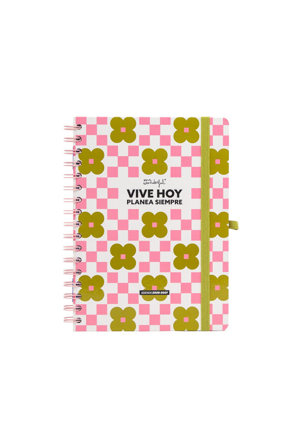Mr. Wonderful Agenda 2026-27 Semanal - Vive hoy, planea siempre estampado