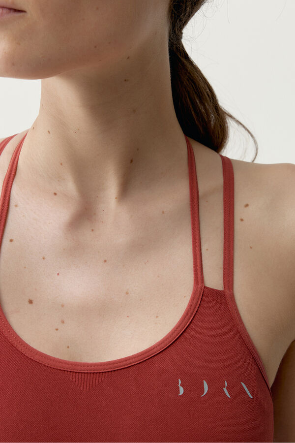 Born Living Yoga Top deportivo Sunset rojo rojo