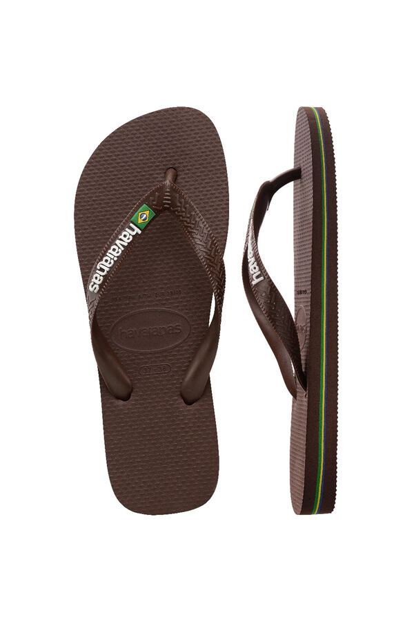Havaianas Chanclas Hav. Brasil Logo Marron marrón