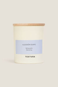 Textura Vela perfumada de algodão macio