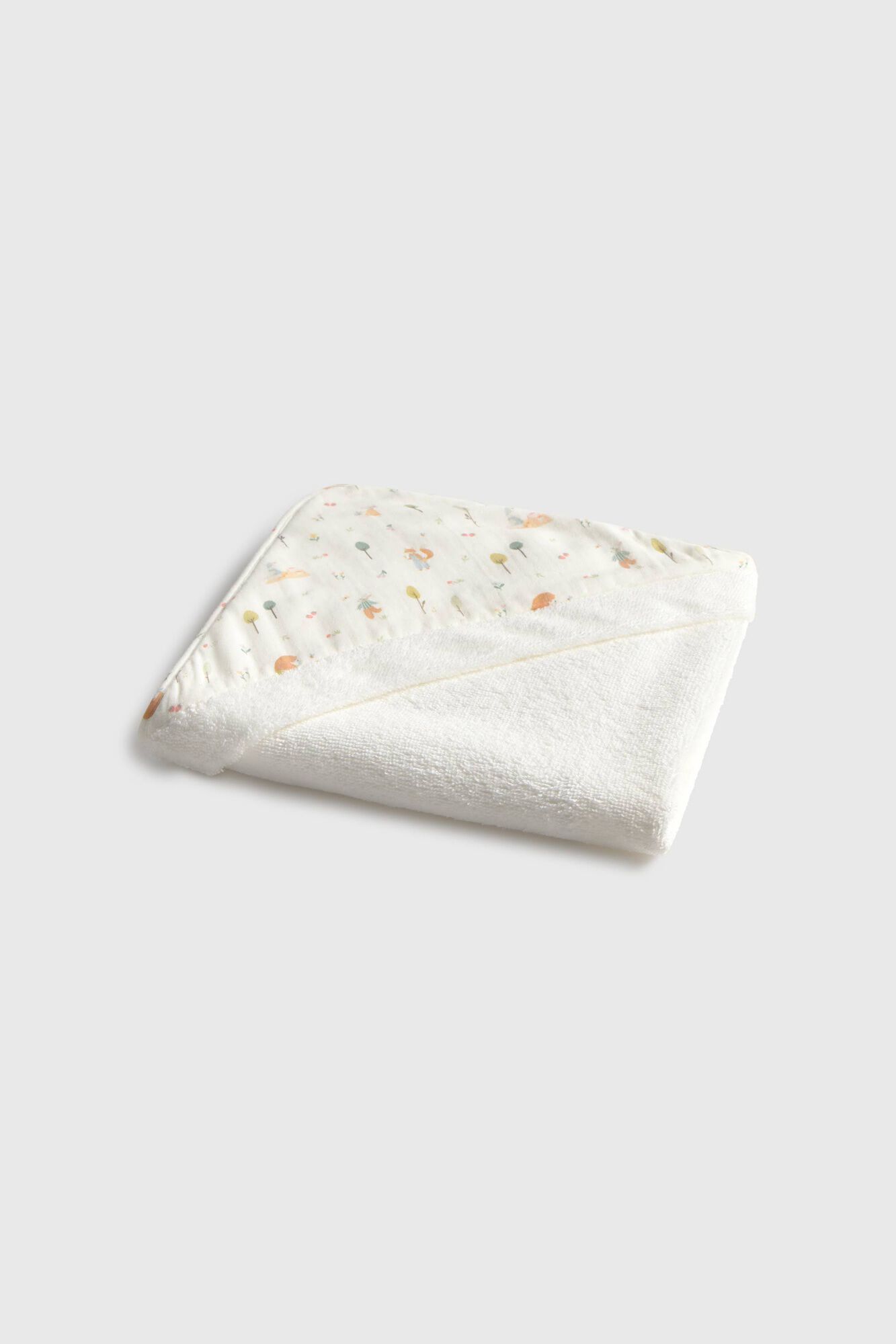 Textura Toalla capucha estampado bosque