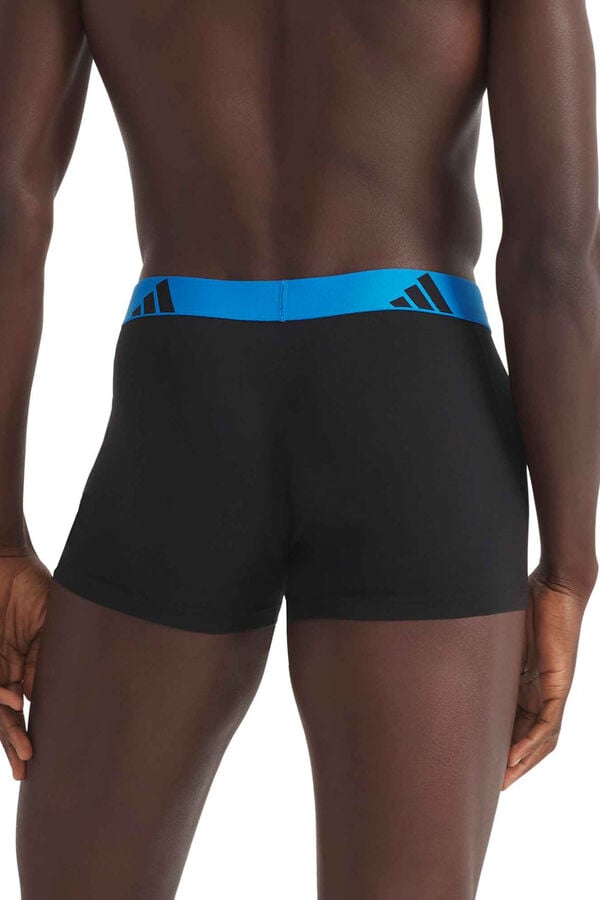 Adidas Pack 3 boxers com logo cinzento