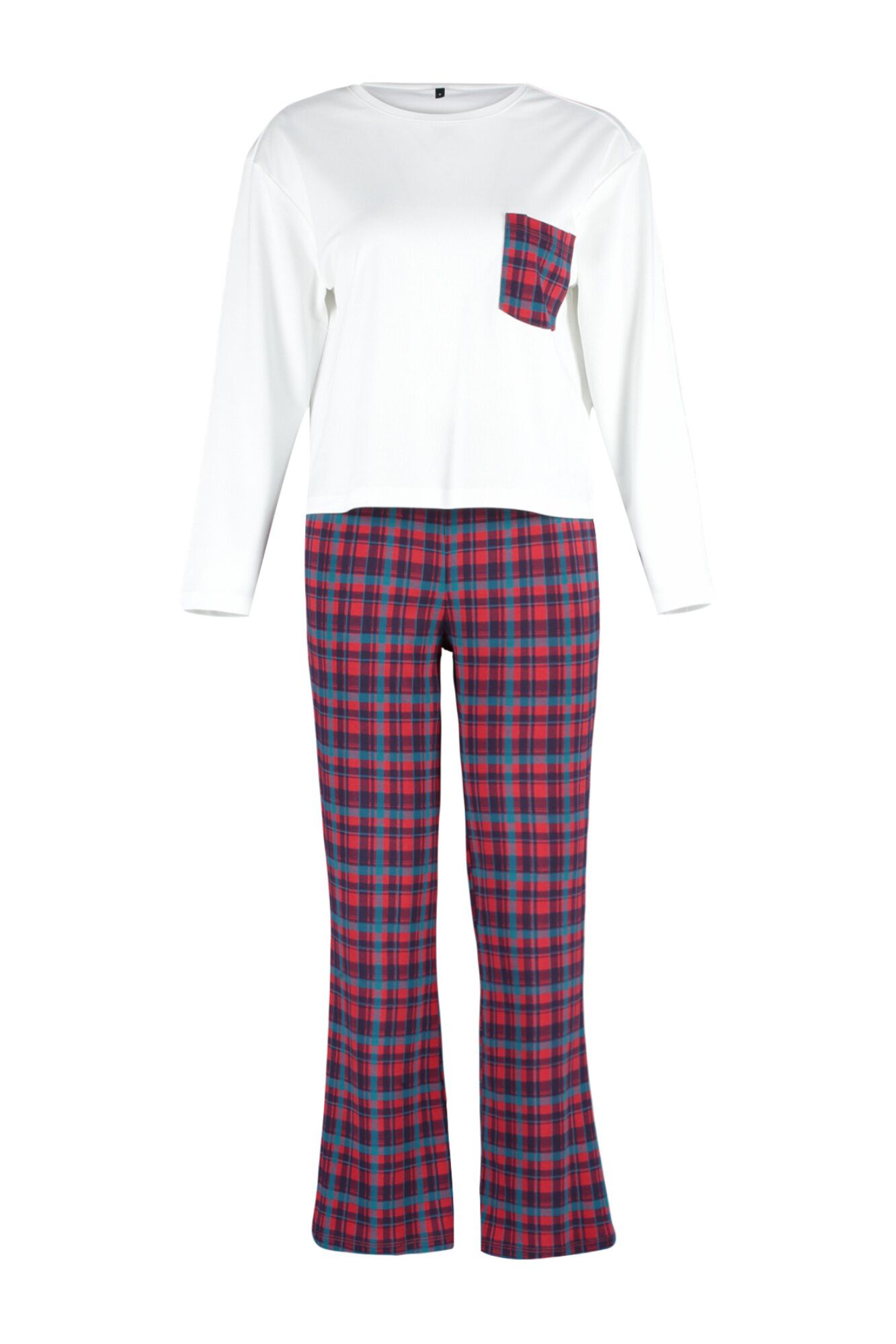 Trendyol Conjunto de pijama aos quadrados