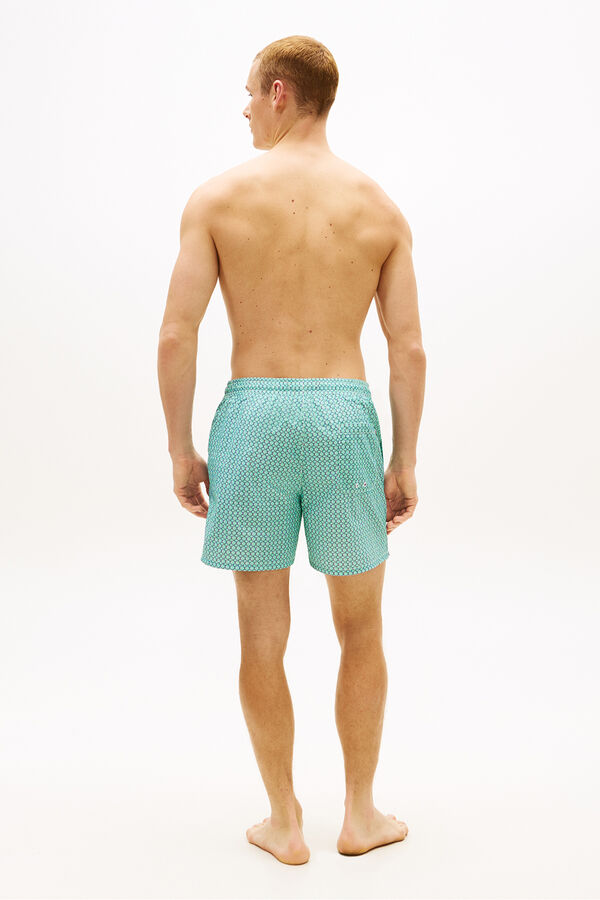 Tommy Hilfiger Cal&ccedil;&otilde;es de banho estampado bandeiras verde