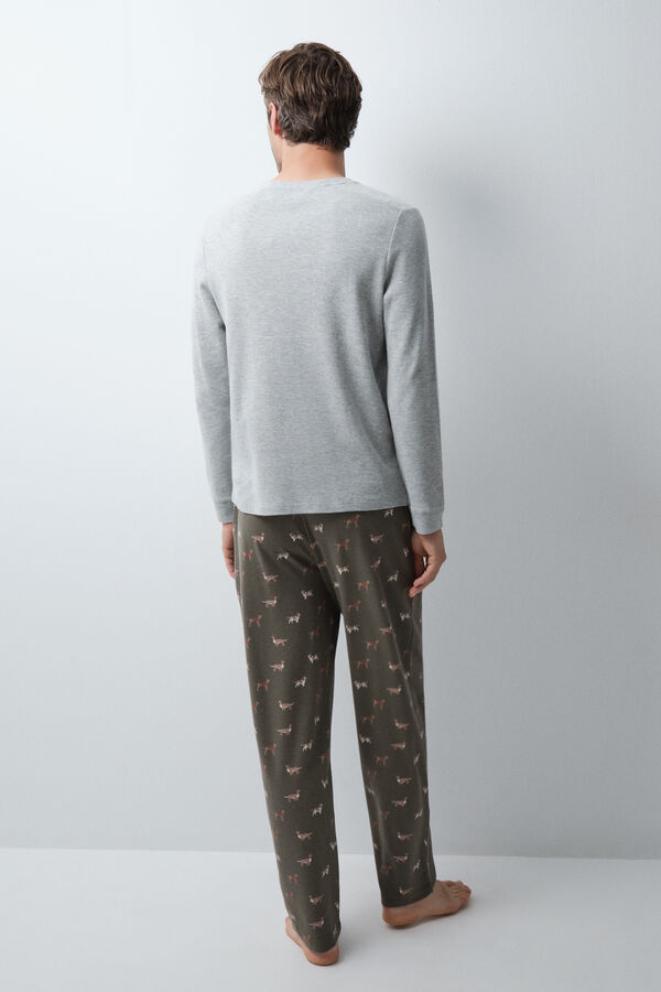Women'secret Pijama comprido Regresso ao Futuro azul