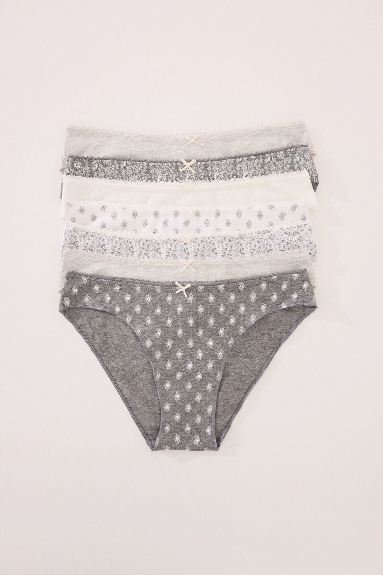 Women'secret Pack 7 bragas cl&aacute;sicas algod&oacute;n multicolor