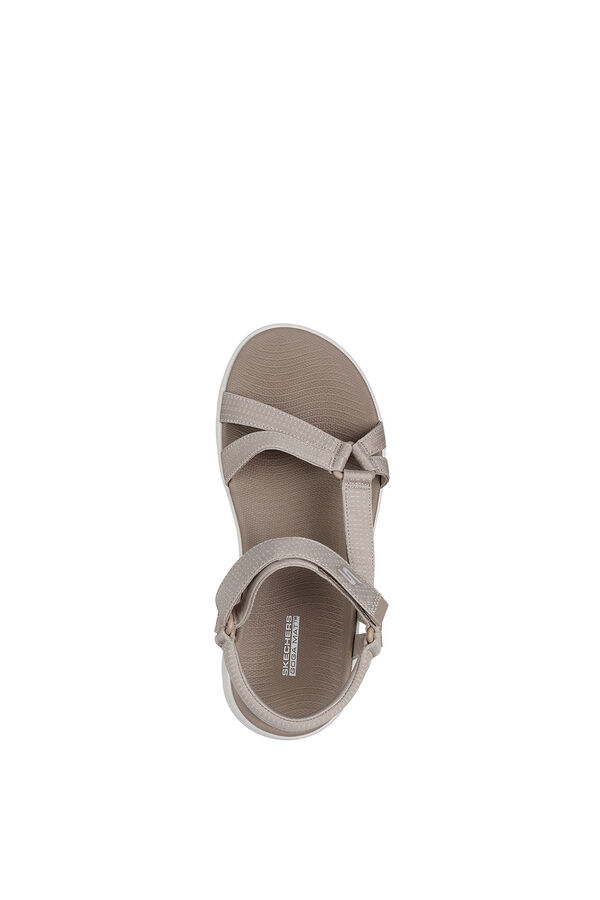 Skechers Sand&aacute;lia Go walk flex bege