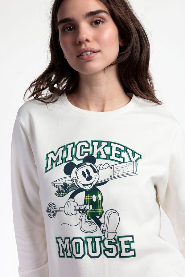 Admas Pijama Ski Mouse A bege