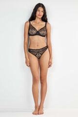 Gisela Cuequinha cl&aacute;ssica de renda preto