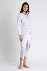 Admas DISNEY Robe manga comprida maternity Dálmatas para mulher branco