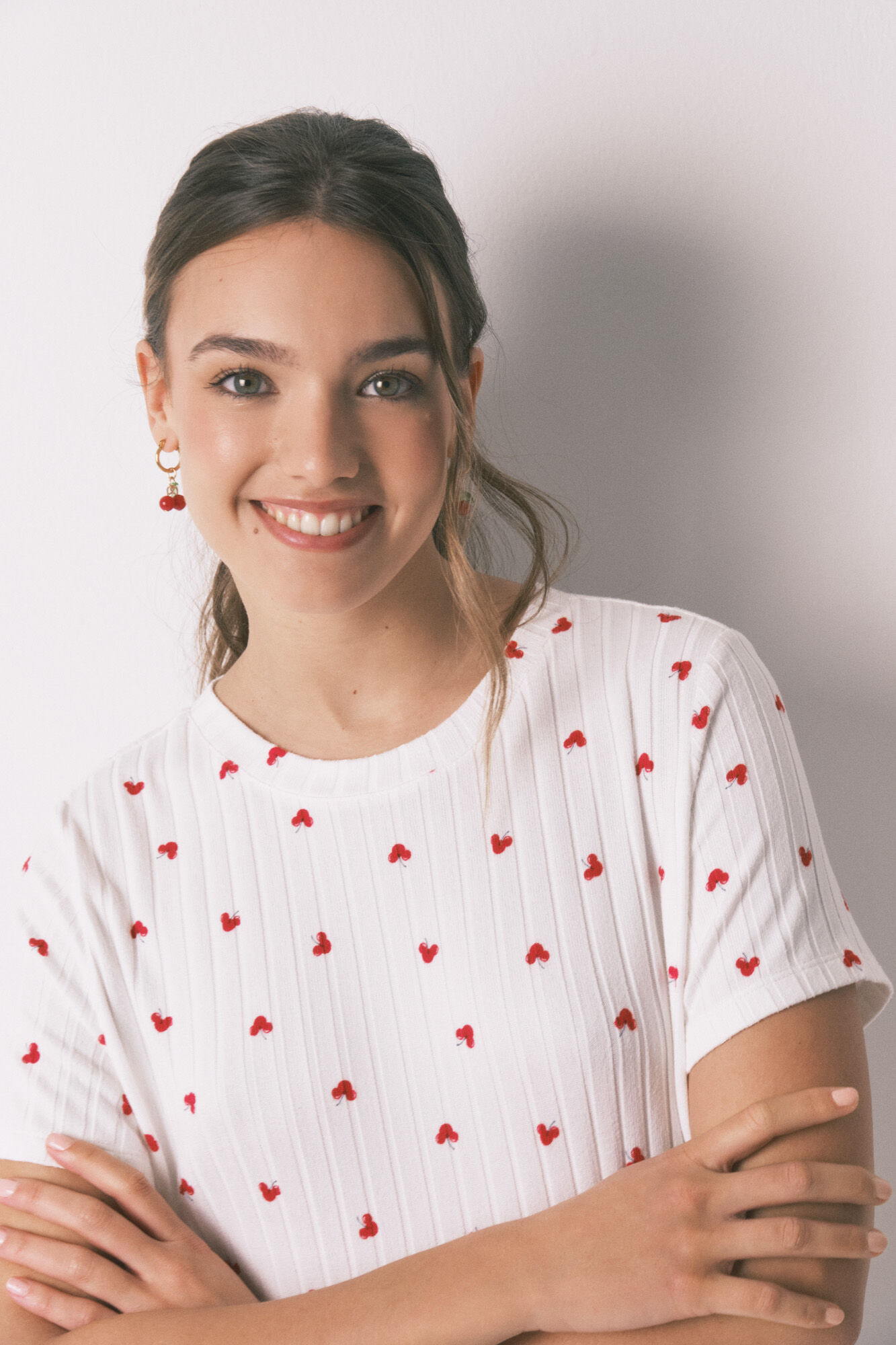 Women'secret Camisa de dormir estampada Mickey Cherry