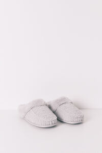 Women'secret Chinelos de quarto de pele com estampado animal