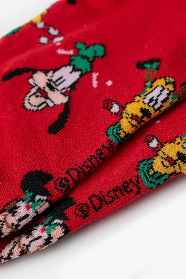 Admas Meia Disney "Party Friends" vermelho