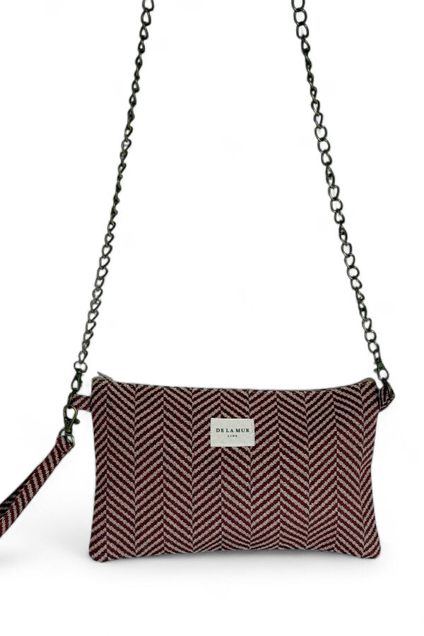 De La Mur Mala clutch Dubai estampado
