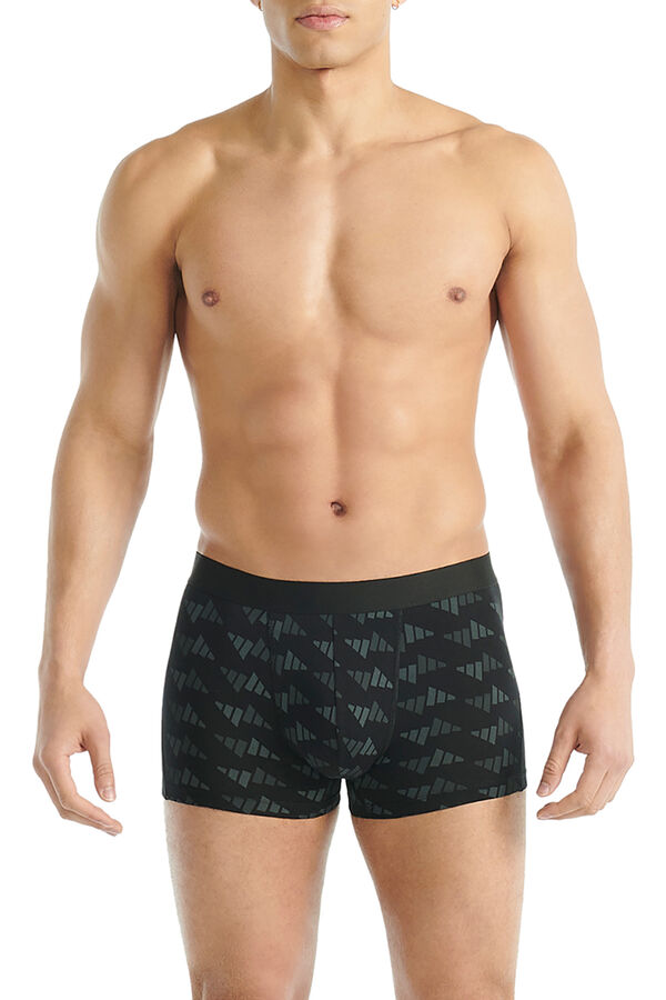 Adidas Pacote com 3 boxers de algodão Active Flex cinzento