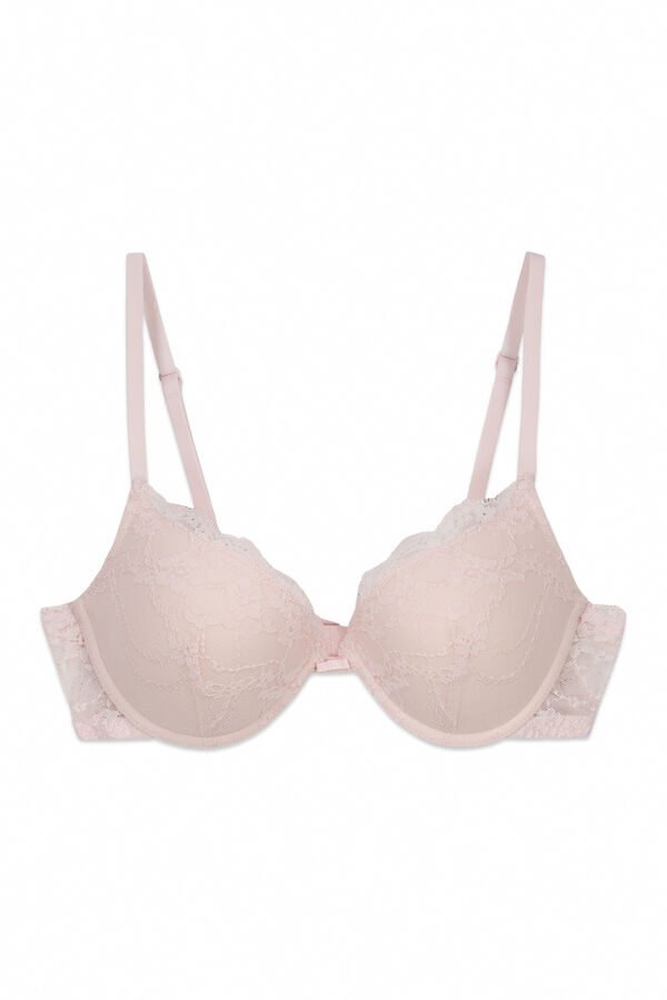 Women'secret Soutien push-up em renda rosa GORGEOUS rosa