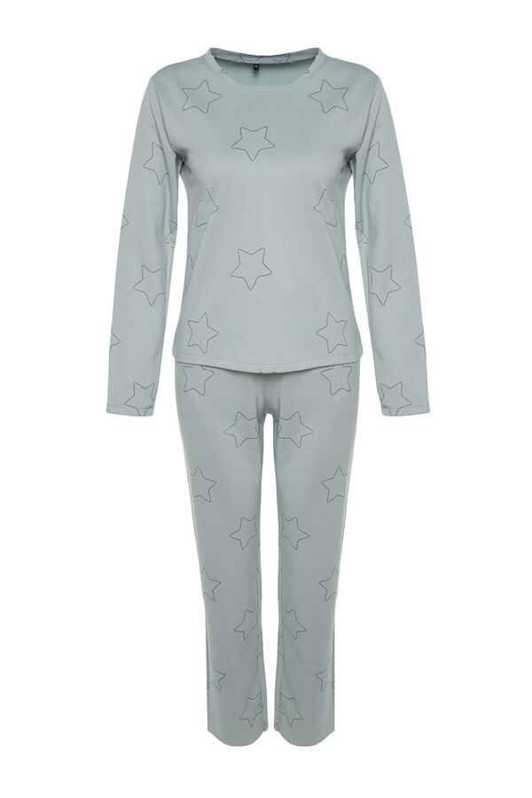 Trendyol Conjunto de pijama Mint Star  verde