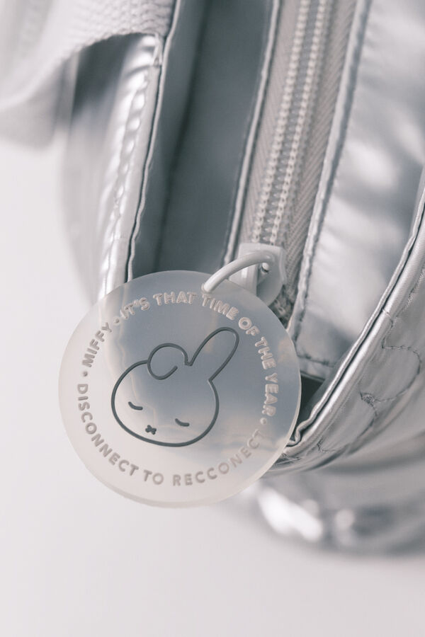 Women'secret Nécessaire pessoal metálica Miffy cinzento