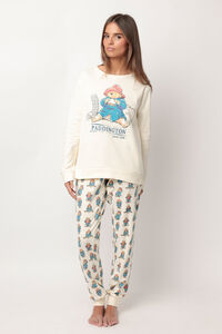 Admas Pijama comprido estampado Paddington para mulher