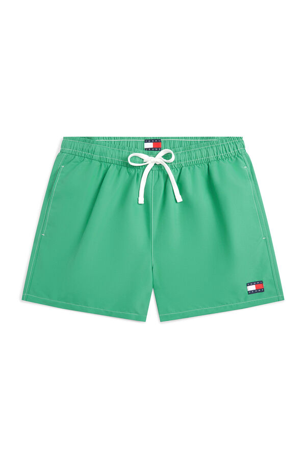 Tommy Hilfiger Fato de banho de homem com bandeira bordada verde