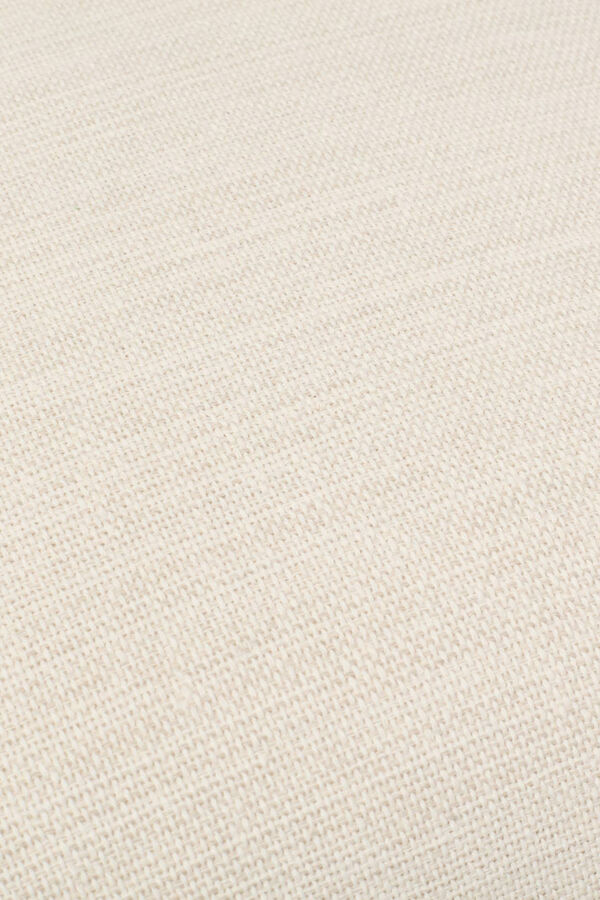 Womensecret Fringed fabric cushion cover beige
