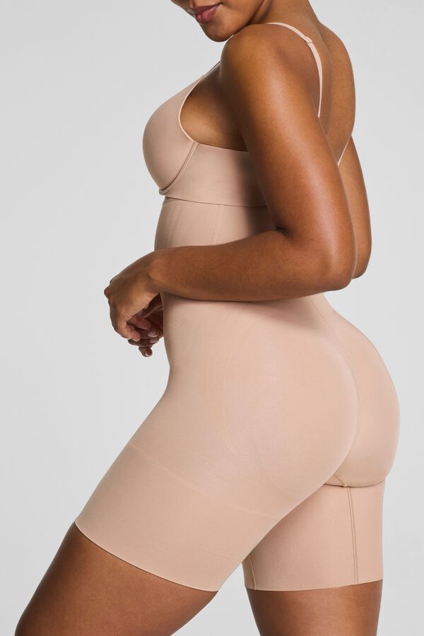Spanx Cal&ccedil;&otilde;es de cintura alta moldadores cru