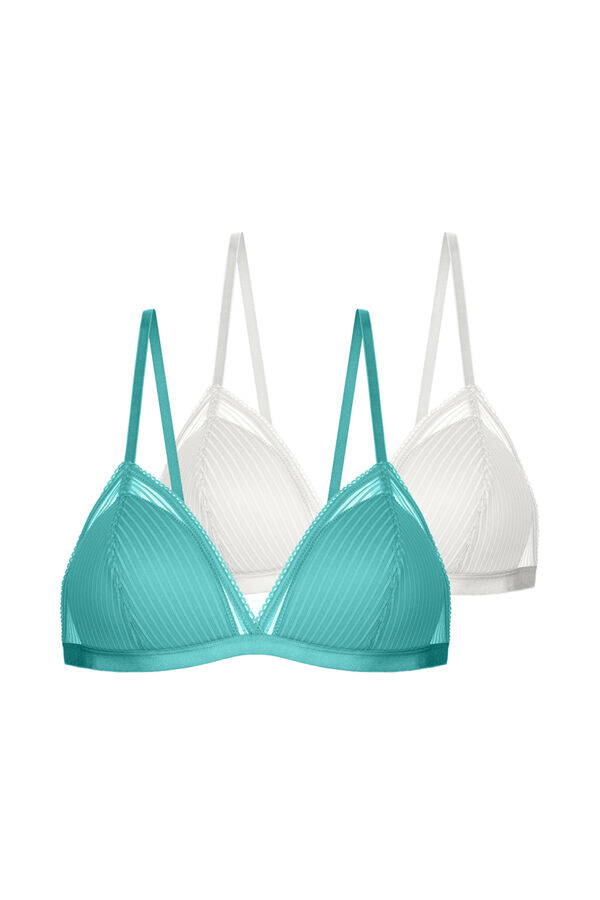 Dorina Pacote de 2 bralettes verde