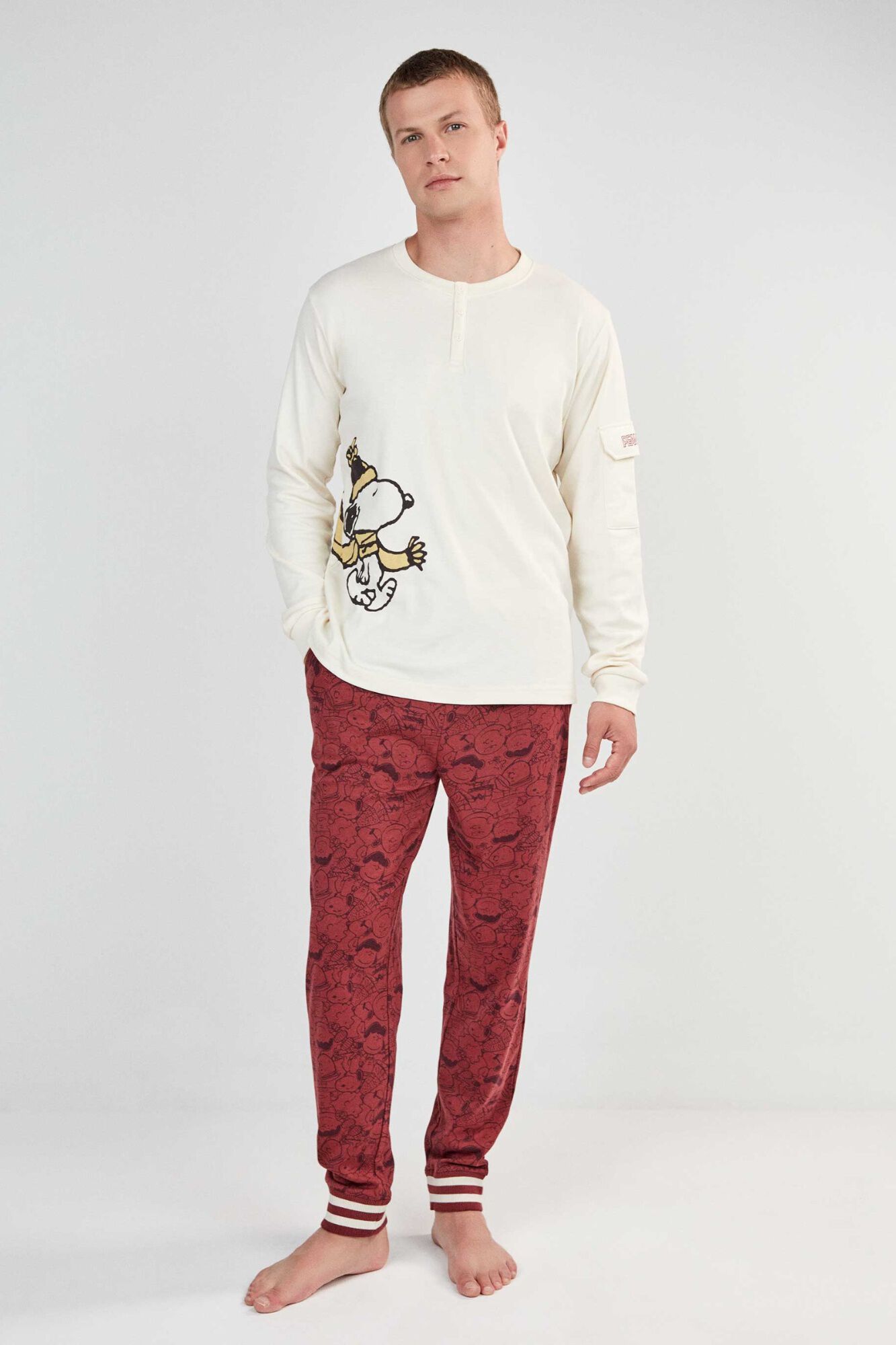Gisela Conjunto pijama de homem Snoopy