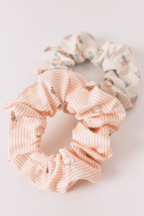 Women'secret Pack de 2 scrunchies estampados variados estampado