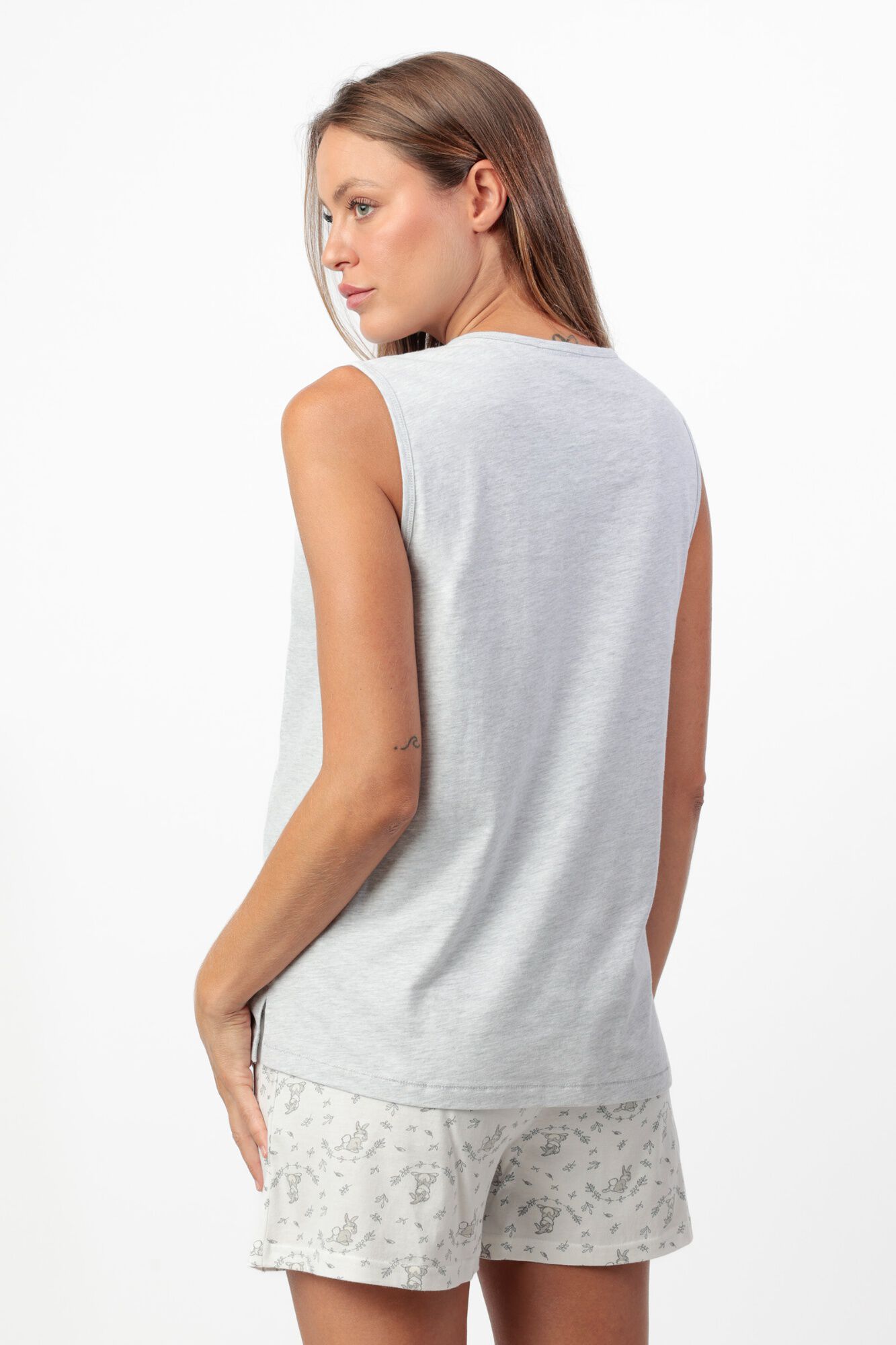 Admas Pijama curto maternity Bambi tambor