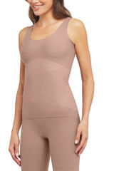 Spanx Camiseta tirantes moldeadora invisible nude