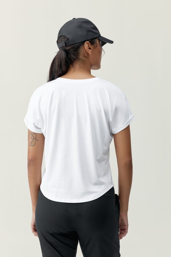 Born Living Yoga T-shirt Azami branca branco
