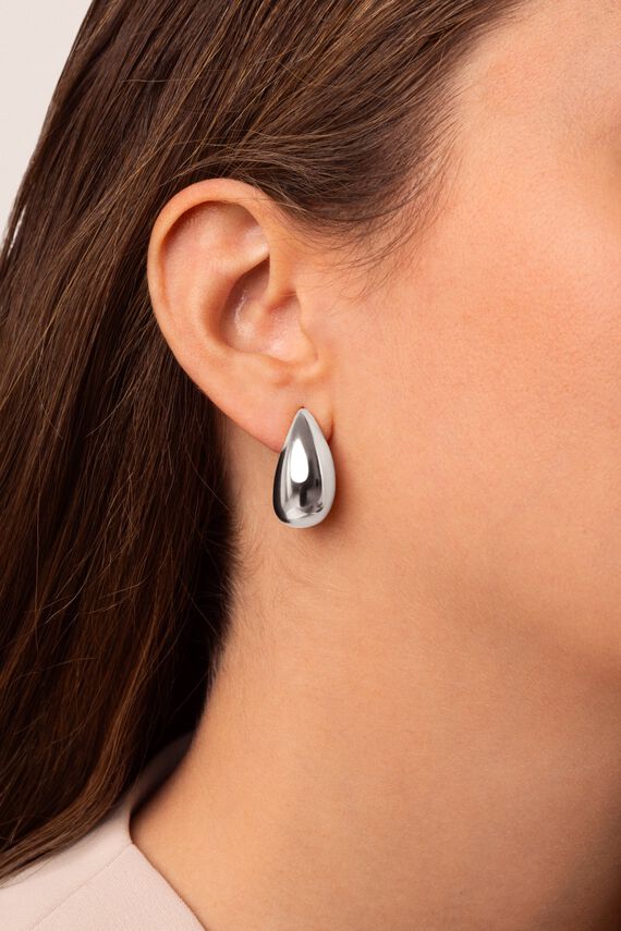 Pendientes Gota Acero