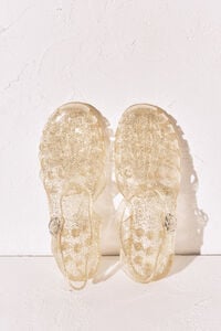 Women'secret Sand&aacute;lias jelly douradas
