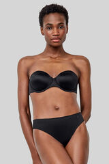 Gisela Sujetador bandeau negro