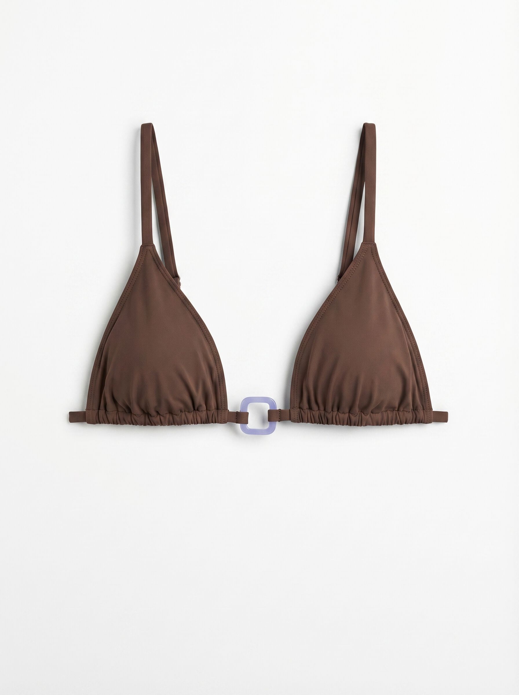 Women'secret Top biqu&iacute;ni triangular cortina castanho