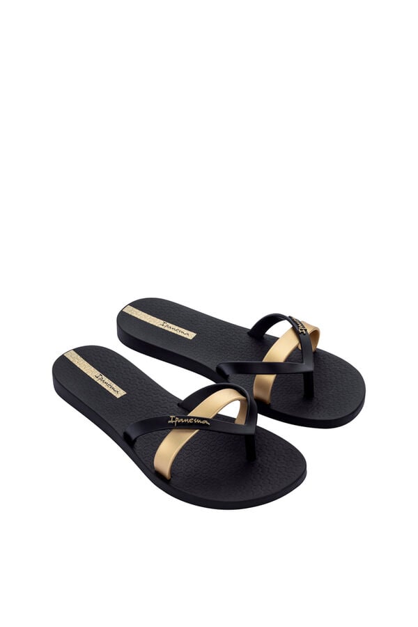 Ipanema Chinelo tradicional com tira extra preto