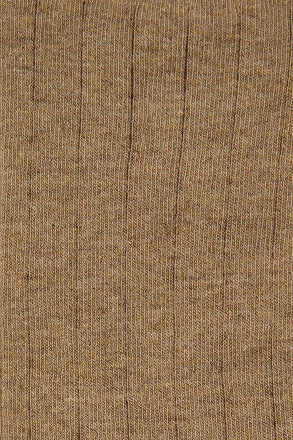 Kiff-Kiff Meia comprida bege mulher cru