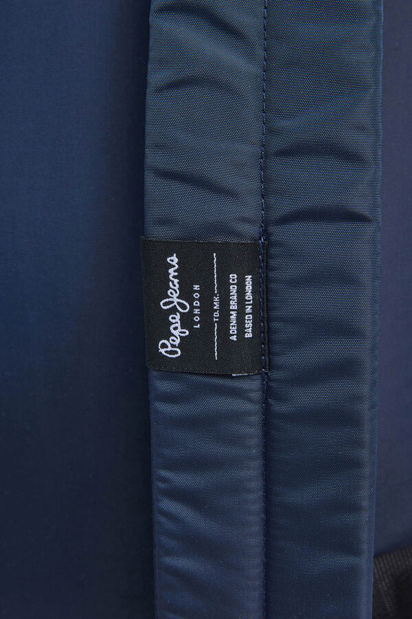 Pepe Jeans Mochila com fecho-éclair central azul