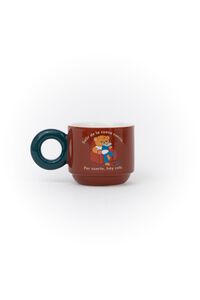 Mr. Wonderful Caneca empilh&aacute;vel - Sair da caverna custa. Felizmente, h&aacute; caf&eacute;.
