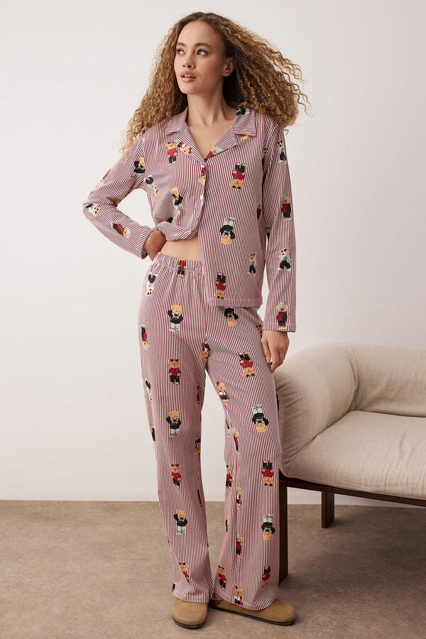 Trendyol Conjunto de pijama estampado